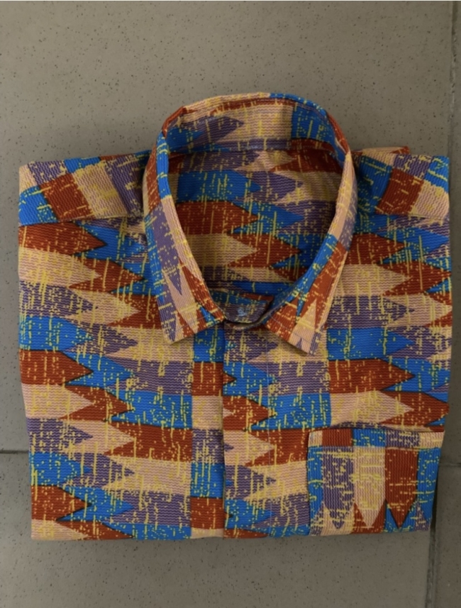 Chemise homme, coton, fait main